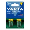 Pila varta recargable accu power aaa - hr03 800 ma (blister 4 uds) ø10,5x44,5mm
