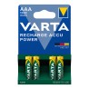 Pila varta recargable accu power aaa - hr03 1000 ma (blister 4 uds) ø10,5x44,5mm