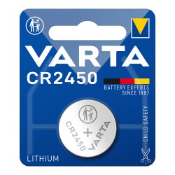 Micro pila de boton lithium cr2450 3v (blister 1 unid.) ø24,5x5,0mm