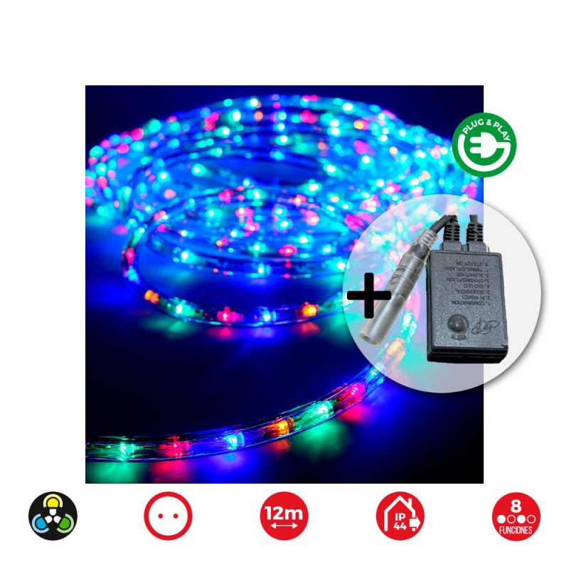 Kit flexiled multifuncion multicolor 12 m