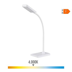 Flexo led 7 w 400 lm 4000 k color blanco 13 x 9 x 33 cm
