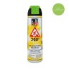 Pintura en spray tech 650 cc marcador 360° verde t136