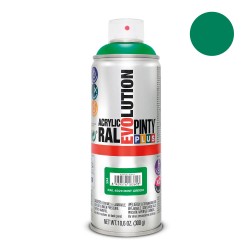 Pintura acrílica spray evolution 520 cc ral 6029 mint green 300 g