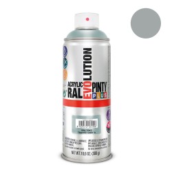 Pintura acrílica spray evolution 520 cc ral 7042 traffic grey 300 g