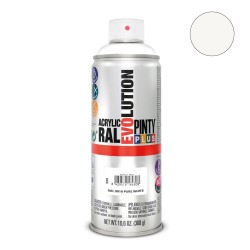 Pintura acrílica spray evolution 520 cc ral 9010 blanco puro