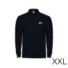 Polo negro manga larga talla-xxl 65% poliéster 35% algodon