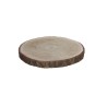 Base decorativa tronco de madera ø30 x 3 cm
