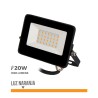 Foco proyector led 20 w 1000 lm luz naranja 12 x 8,8 x 2,4 cm