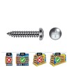 Caja 250 unid. tornillo chapa alomada philips din/ref 7981 3,5x32mm zincado celo