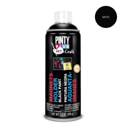 Pintura en spray art & craft 520cc pintura aguanta-imanes negra pi104