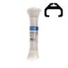 Cordón trenzada tendedero polipropileno blanco, calibre 4,5 mm x 10 m