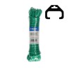Cuerda plástico verde revestido pvc tendedero 25 m