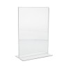 Soporte cartel a5 de metacrilato 148x210mm 2mm grosor