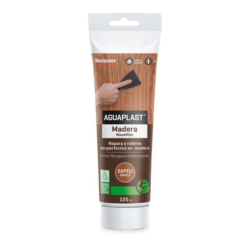 Masilla para madera sapeli 125 ml