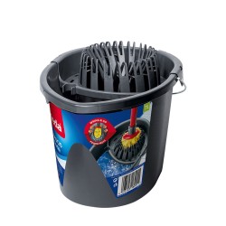 Cubo gris wring and go 7 l