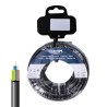 Carrete manguera tubular h05vv-f 3 g 1,00 mm negra, 20 m