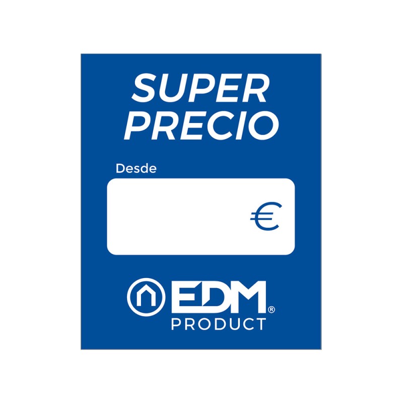 Cartel promocional azul para 00180 00181 39x48cm