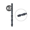 Broca para metal hss-r din 338, 2 uds, ø1,00 x 12/34 mm