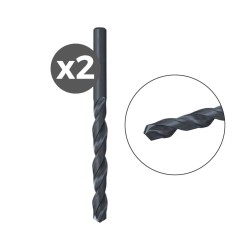 Broca para metal hss-r din 338, 2 uds, ø3,50 x 39/70 mm