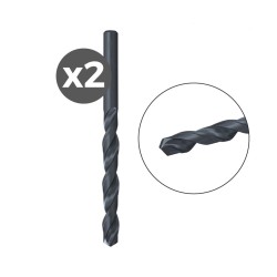 Broca para metal hss-r din 338, 2 uds, ø4,00 x 43/75 mm