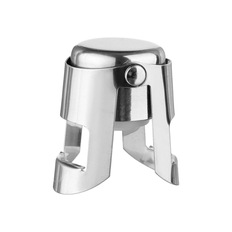 Tapón para cava/champagne de acero inoxidable