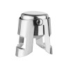 Tapón para cava/champagne de acero inoxidable