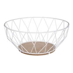 Frutero metálico baltik blanco ø28 cm colores/modelos surtidos