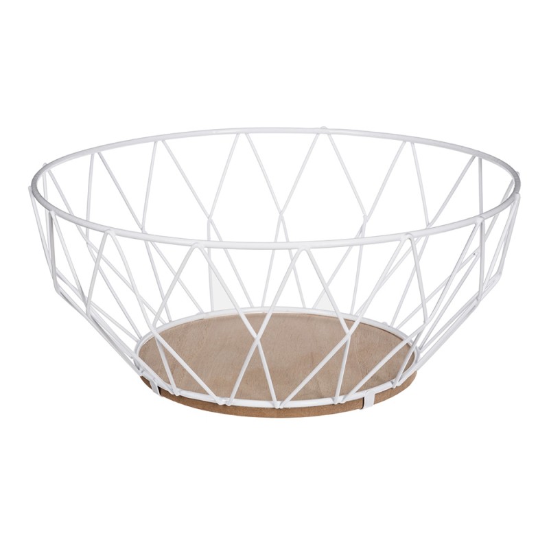 Frutero metálico baltik blanco ø28 cm colores/modelos surtidos