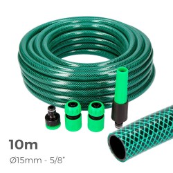 Kit manguera de jardin basic 10 m (5/8" 15 mm)