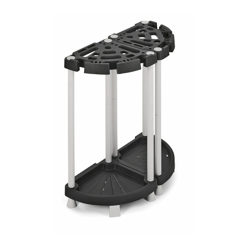 Porta herramientas de jardin aluminio / pvc 73 x 37,5 x 77,5 cm