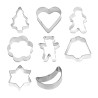Moldes cortadores para galletas 8 uds