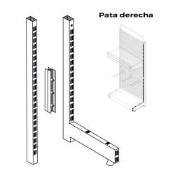 Pata derecha para expositor 00030
