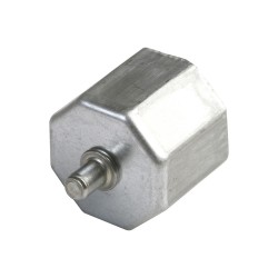 Contera 9361 metalica espiga de 12 mm, 60 x 50 mm