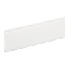 Lama blanca aluminio curva 39,5 mm x 2 m
