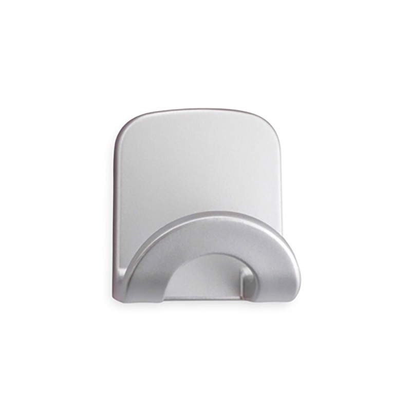 Colgador adhesivo arco cromo (blister)