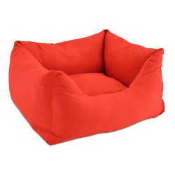 Cuna cuadrada colores variados rojo/azul 59 x 50 x 20 cm