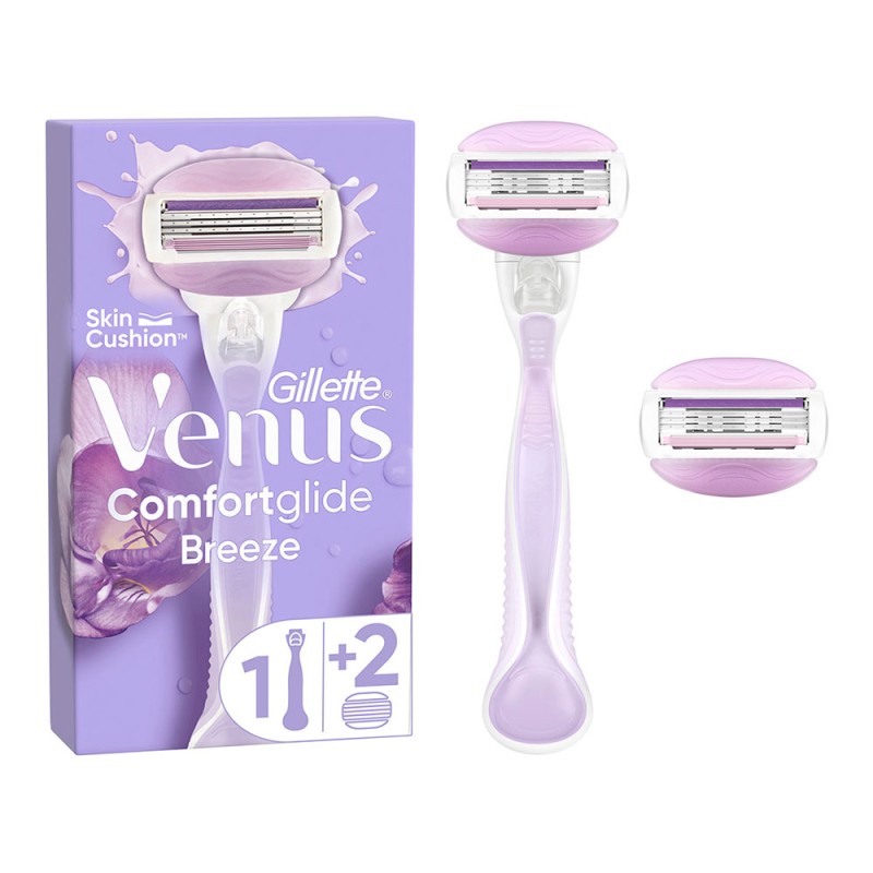 Maquinilla depilar venus maquina breeze 1 + 2 recambios