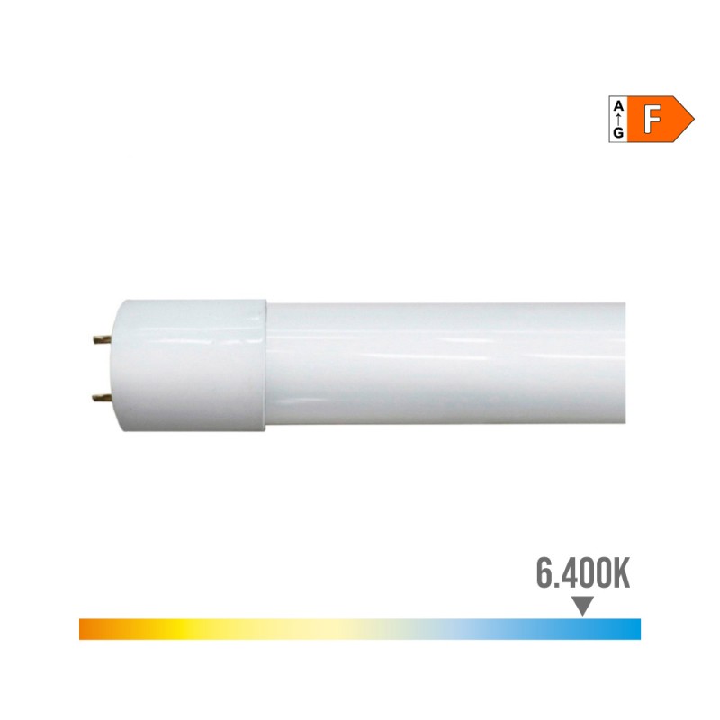 Tubo led t8 9 w 900 lm 6500 k luz fria (eq.18w) ø2,6 x 60 cm