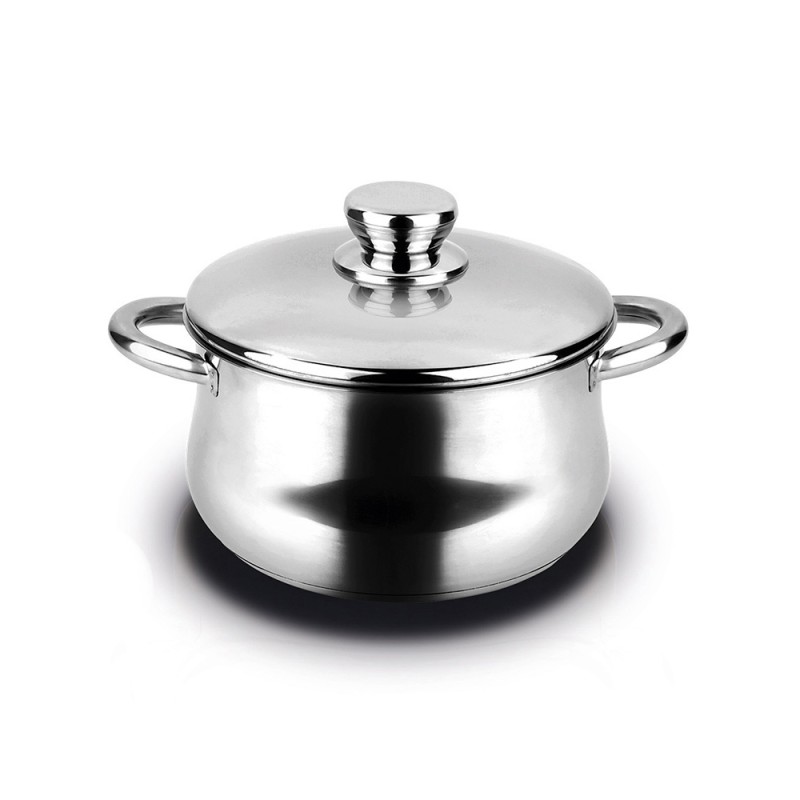 Olla inoxidable silverinox 6,8 l + tapa acero inoxidable 18/10 ø24 x 15 cm