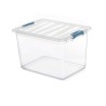 Caja katla transparente 20 l con asas ergonomicas 39 x 29 x 25,5 cm