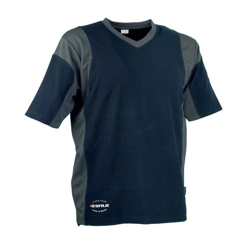 Camiseta java azul marino/gris oscuro talla l