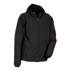 Cazadora softshell vannas negro talla m