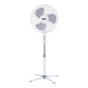 Ventilador de pie, blanco, potencia 45 w, db 60, aspas ø40 cm, altura regulable 105-125 cm