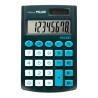 Calculadora pocket negra 8 digitos con funda en blister