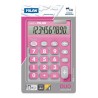 Calculadora duo 10 digitos rosa teclas grandes en blister