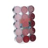 Pack 30 unid. velas con aroma frutos-rojos 3,7cm magic lights