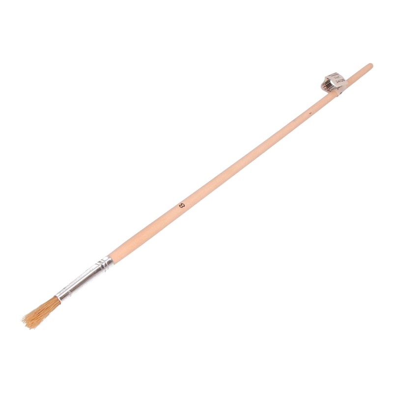 Pincel cabo lata redondo n°8, 4,5 mm