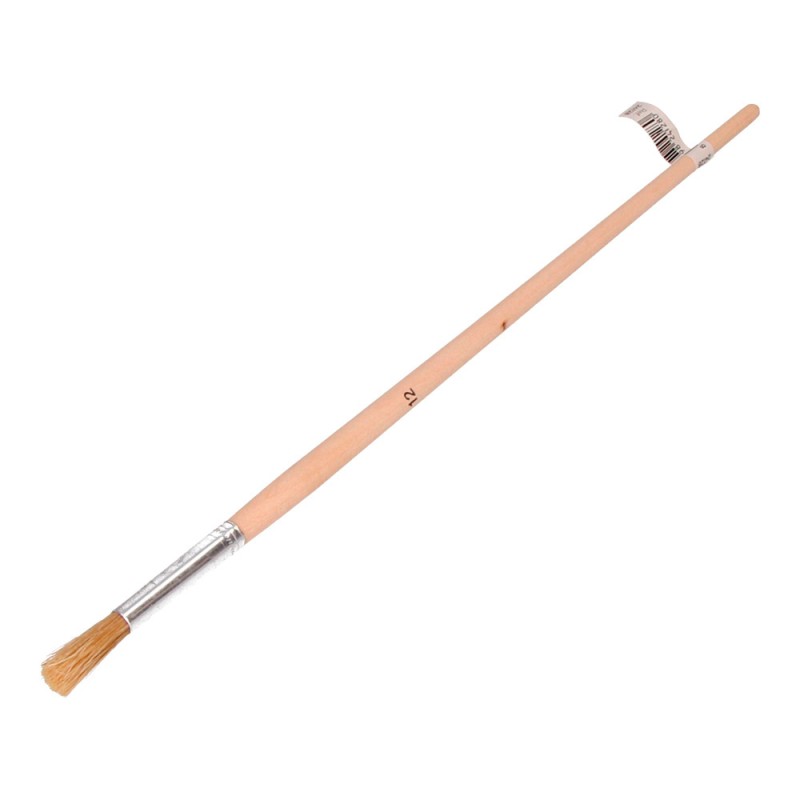 Pincel cabo lata redondo n°12, 8,5 mm