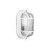 Aplique oval modelo tarragona ip54 1 x e27 40 w 11,4 x 20,2 x 10 cm, blanco