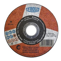 Disco corte plano 41c ø115 x 1,0 x 22,23 mm a60r-bfb